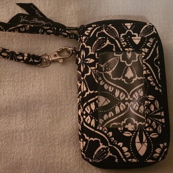 Vera Bradley Retired Barcelona Print Wristlet with Phone Compartment - Picture 1 of 6
